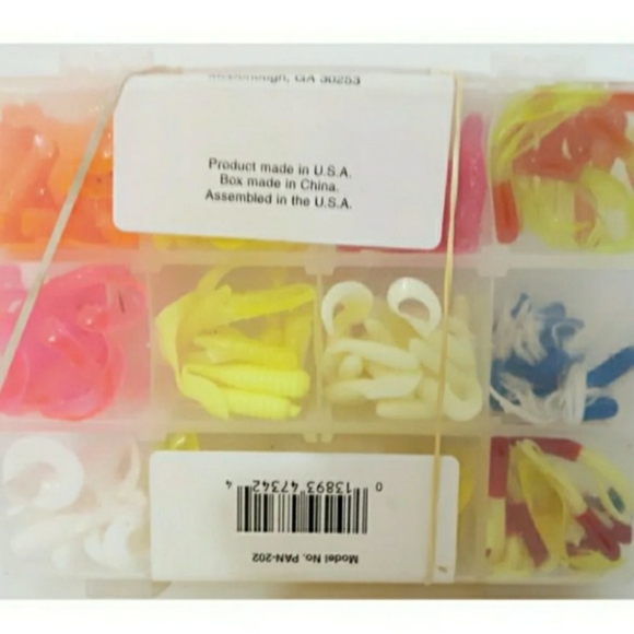 Vintage Made in the USA Rattlesnake co tackle bait & plastic box - Picture 11 of 14